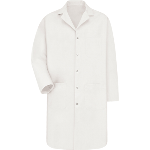Sarrau de laboratoire, Poly-coton, Petit, Blanc NTL Industrial