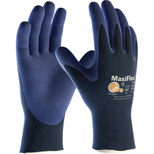 Gants ATG MaxiFlex Elite 34-274, 6/T-petit, R&ecirc;vetement Mousse de nitrile, Calibre 18, Enveloppe en Nylon NTL Industrial