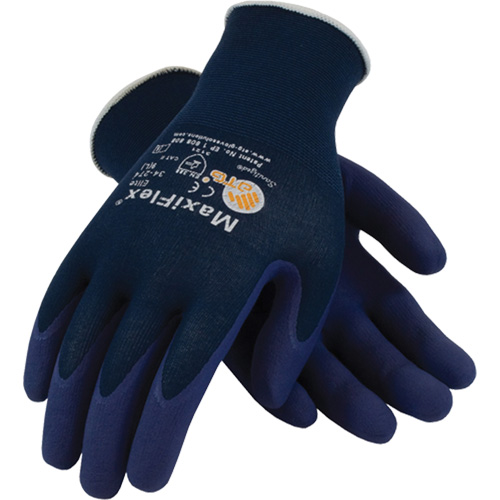 Gants ATG MaxiFlex Elite 34-274, 6/T-petit, R&ecirc;vetement Mousse de nitrile, Calibre 18, Enveloppe en Nylon NTL Industrial