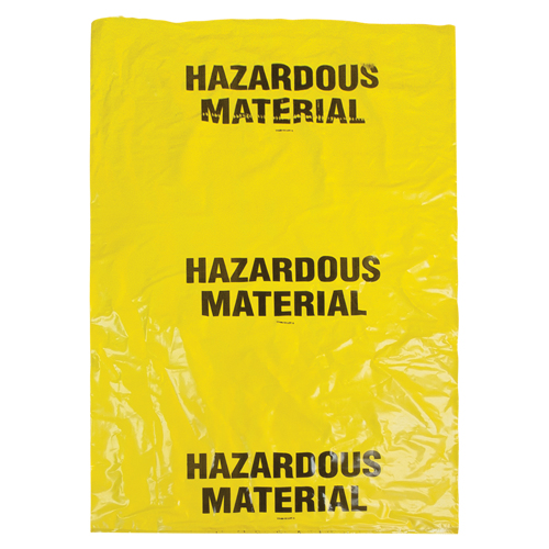 Hazardous Waste Bags, Infectious Waste, 60" L x 36" W, 208.2 L (55 Gal.) Capacity NTL Industrial