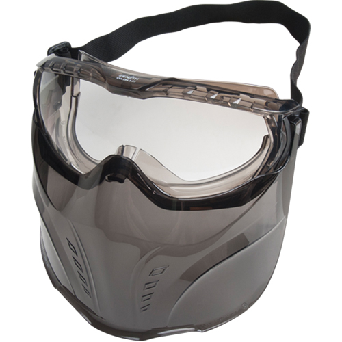 Lunettes &agrave; coques de s&eacute;curit&eacute; avec visi&egrave;re de s&eacute;rie Z2300, Lentille Transparent, Antibu&eacute;e, Ventilation Indirecte NTL Industrial