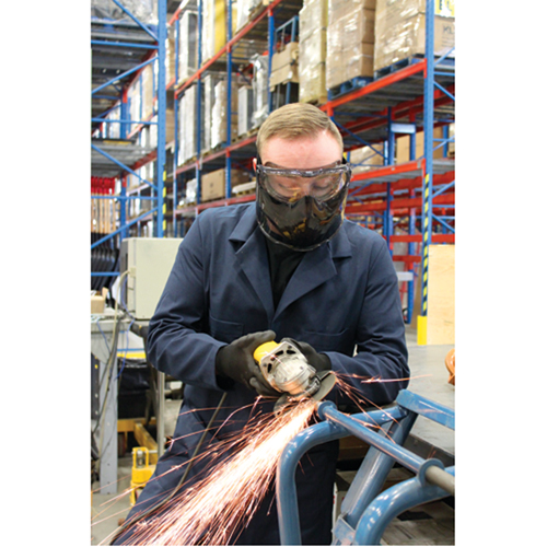 Lunettes &agrave; coques de s&eacute;curit&eacute; avec visi&egrave;re de s&eacute;rie Z2300, Lentille Transparent, Antibu&eacute;e, Ventilation Indirecte NTL Industrial