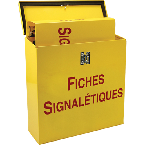 Boîte pour documents de s&eacute;curit&eacute; pour le chantier, Français, Compris reliures NTL Industrial
