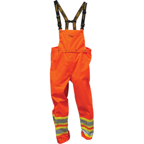 V&ecirc;tement de pluie de s&eacute;curit&eacute;, 3T-Grand, Polyester/PVC, Orange NTL Industrial