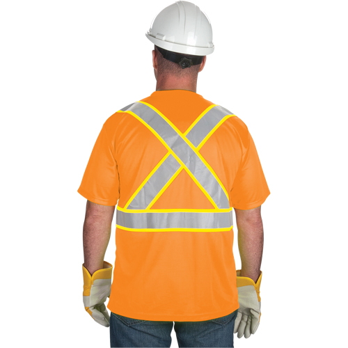 T-shirt conforme &agrave; la CSA, Polyester, Moyen, Orange NTL Industrial