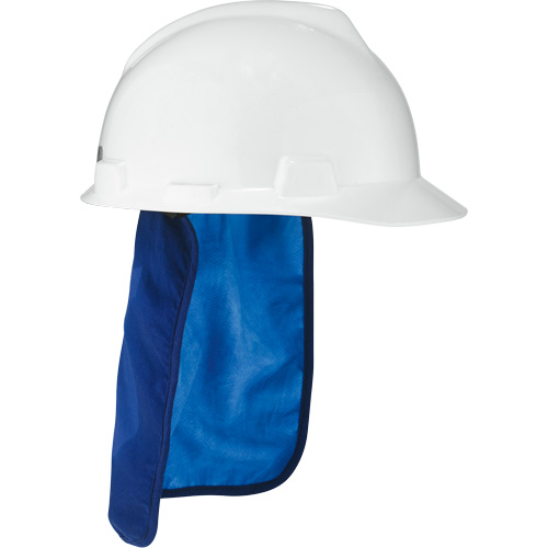 Chill-Its&reg; 6717CT Cooling Hardhat Pad & Neck Shade, Blue NTL Industrial