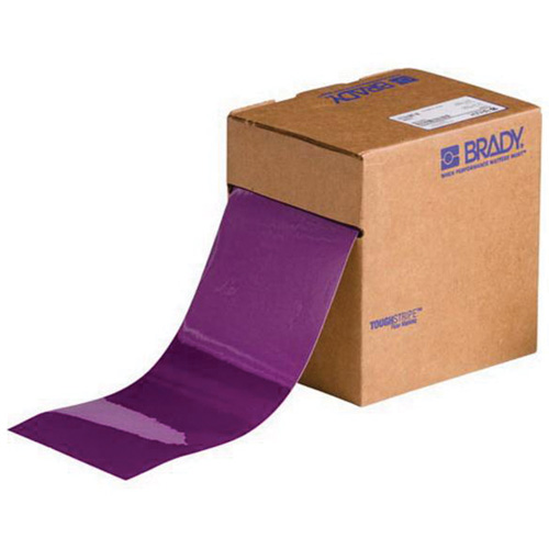 ToughStripe&reg; Floor Marking Tape, 3" x 100', Polyester, Purple NTL Industrial