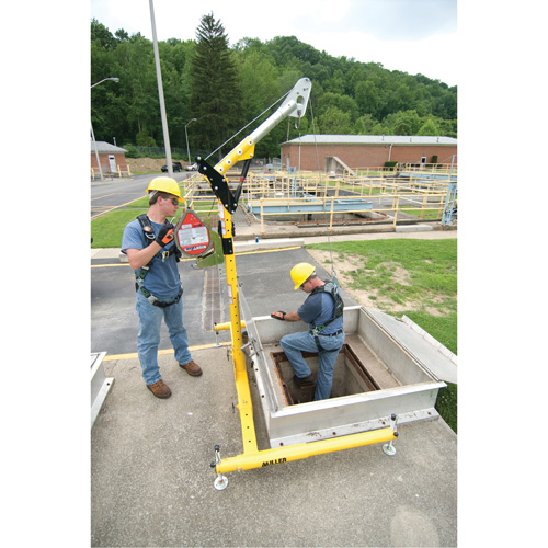 4-Piece Hoist System with Manhandler Hoist/Winch NTL Industrial