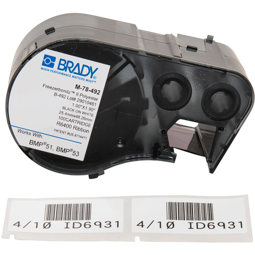 Low Temperature Label Maker Cartridge, Black NTL Industrial