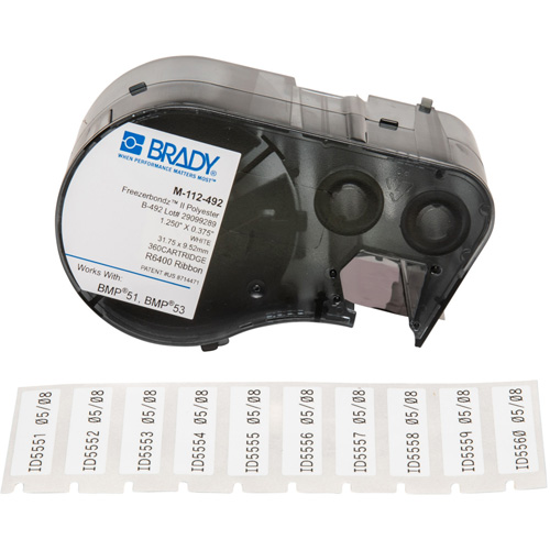 Low Temperature Label Maker Cartridge, Black NTL Industrial
