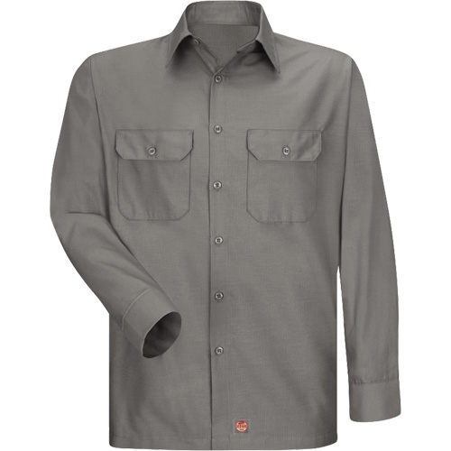 Chemise &agrave; manches longues en tissu ind&eacute;chirable, Hommes, 3T-Grand, Gris NTL Industrial