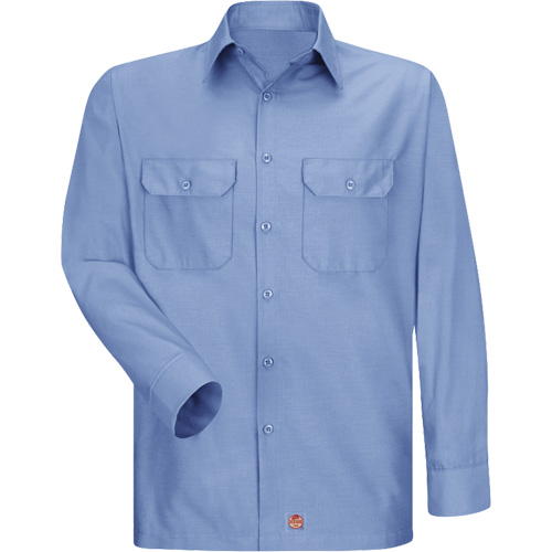 Chemise &agrave; manches longues en tissu ind&eacute;chirable, Hommes, 3T-Grand, Bleu NTL Industrial