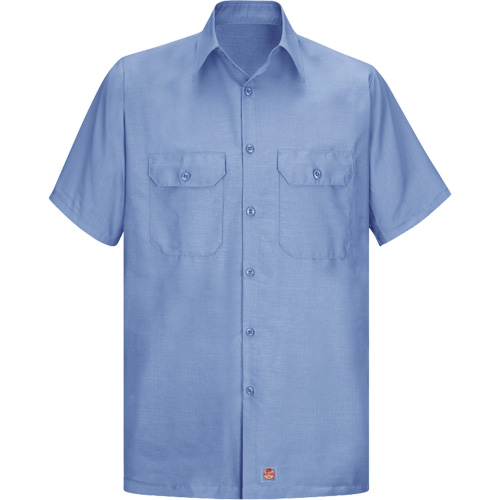 Chemise &agrave; manches courtes en tissu ind&eacute;chirable, Hommes, 3T-Grand, Bleu NTL Industrial