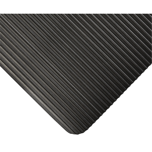 KleenSweep Mat No.391, Runner, 4' x 105' x 1/8", Black NTL Industrial