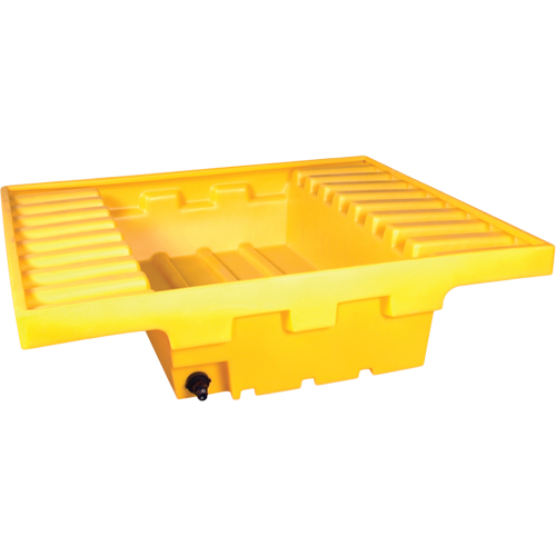 Ultra-Rack Sump&reg;, 51.5" L x 51.5" W x 12" H, 66 US gal. Capacity NTL Industrial