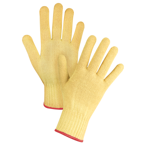 Gants tricot&eacute;s sans couture, Taille Petit/7, Calibre 7, Enveloppe en Kevlar, ASTM ANSI niveau A2/EN 388 niveau 3 NTL Industrial