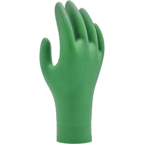 Gants biod&eacute;gradables 6110PF, T-petit, Nitrile, 4 mils, Sans poudre, Vert NTL Industrial