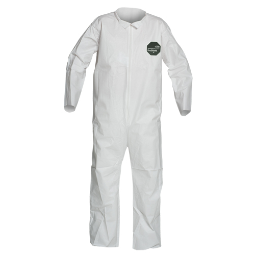 ProShield&reg; 50 Coveralls, Small, White, Microporous NTL Industrial