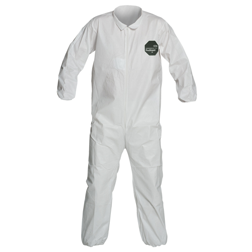 ProShield&reg; 50 Coveralls, Small, White, Microporous NTL Industrial