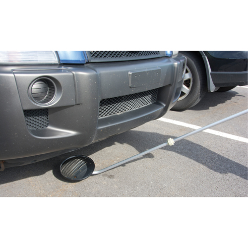 Miroir d'inspection, 8,5" dia, Ronde, Poign&eacute;e 47" NTL Industrial