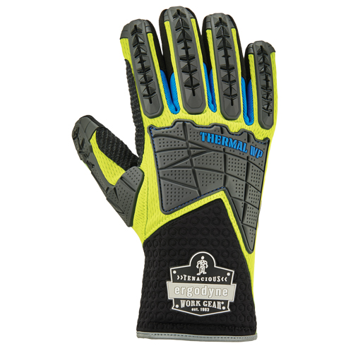 Gants thermiques &eacute;tanches et performant r&eacute;duisant les impacts dorsaux ProFlex, Petit, Paume en Su&egrave;de, Poignet S&eacute;curit&eacute; NTL Industrial