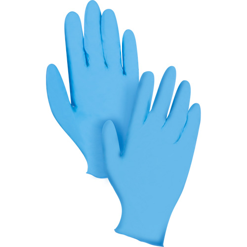 Gants jetables KeepKleen, T-Grand, Nitrile, 8 mils, Sans poudre, Bleu NTL Industrial