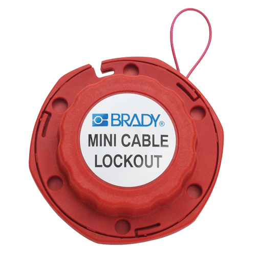 Mini dispositif de verrouillage &agrave; c&acirc;ble, Longueur de 8' NTL Industrial