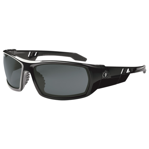 Skullerz&reg; Odin Safety Glasses, Smoke Lens, Anti-Scratch/Polarized, ANSI Z87+/Meets/Exceeds CSA Z94.3 NTL Industrial