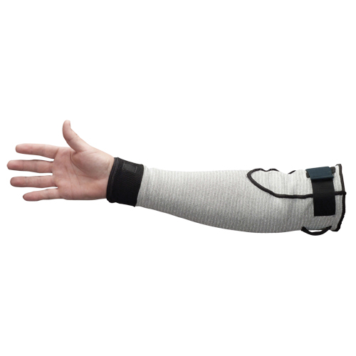 KleenGuard G60 Cut Resistant Sleeve, Dyneema&reg;, 18", ANSI/ISEA 105 Level 3/EN 388 Level 5, White NTL Industrial