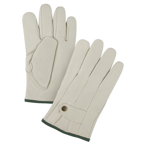 Gants de cordeur de premi&egrave;re qualit&eacute;, Moyen, Paume Cuir fleur de vache NTL Industrial