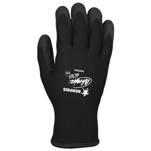 Gants N9690 Memphis Ninja Ice, 8/Moyen, R&ecirc;vetement PVC, Calibre 15, Enveloppe en Acrylique/Tissu &eacute;ponge NTL Industrial