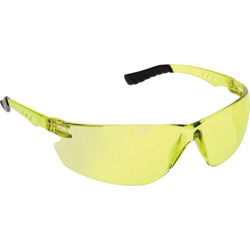 Lunettes de s&eacute;curit&eacute; Firebird Dynamic, Lentille Ambr&eacute;e, Anti-&eacute;gratignures/Antistatique, ANSI Z87+/R&eacute;pond ou surpasse la norme CSA Z94.3 NTL Industrial