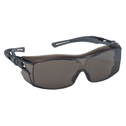Lunettes de s&eacute;curit&eacute; s&eacute;rie Extra OTG Dynamic, Lentille Fum&eacute;e, Antibu&eacute;e/Anti-&eacute;gratignures, ANSI Z87+/R&eacute;pond ou surpasse la norme CSA Z94.3 NTL Industrial