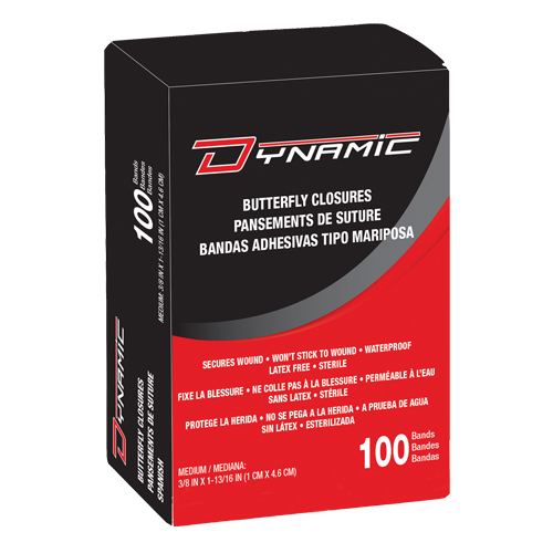 Dynamic Butterfly Closures, Skin Closure, Class 1 NTL Industrial