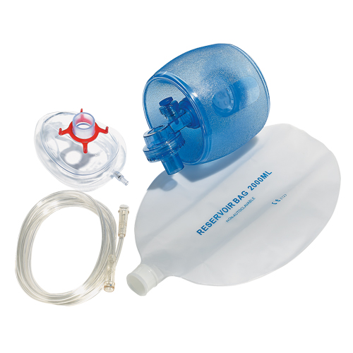 Dynamic Manual Resuscitator, Single Use Faceshield, Class 1 NTL Industrial