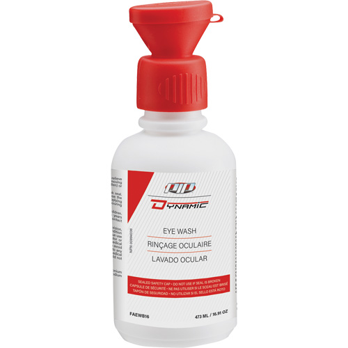 Dynamic Eyewash Bottle, Empty Bottle, 16 oz. NTL Industrial