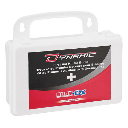 Trousse pour soins des brûlures pour restaurants Dynamic, Boîte en plastique de 10 unit&eacute;s, Classe 2 NTL Industrial