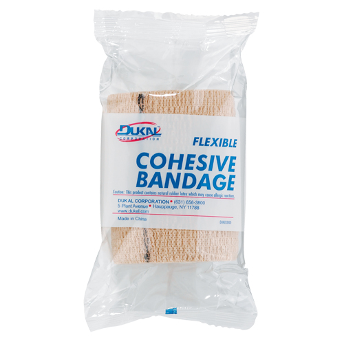 Dukal Bandage, Cut to Size L x 3" W, Class 1, Self-Adherent NTL Industrial