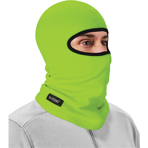 N-Ferno&reg; 6821 Balaclava, Fleece, High-Visibility Lime Green NTL Industrial
