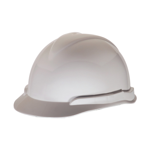 Casque de s&eacute;curit&eacute; Super-V, R&eacute;pond aux normes CSA type 2, Suspension Rochet, Non ventil&eacute; NTL Industrial