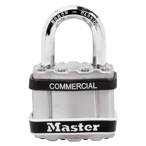 Cadenas lamin&eacute;, Argent, Cl&eacute;s diff&eacute;rentes, Acier lamin&eacute;, Largeur de 1-3/4" NTL Industrial