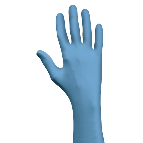 N-Dex&reg; 7500PF Gloves, X-Large, Nitrile, 4-mil, Powder-Free, Blue NTL Industrial