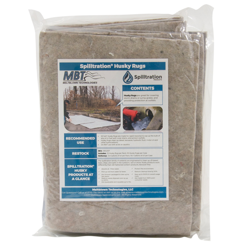 Tapis Husky Spilltration, 32" la x 4' lo, Lourd NTL Industrial