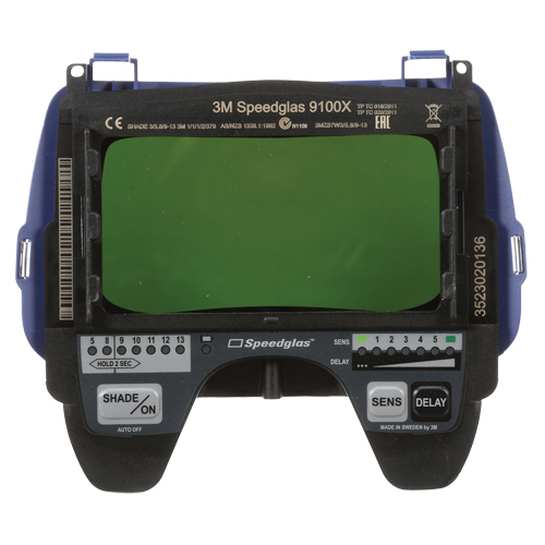 Filtre pour lentille de soudage auto-assombrissant Speedglas 9100X, 4-2/10" la x 2-1/10" h Champ de vision, Pour utilisation avec S&eacute;rie 9100 NTL Industrial