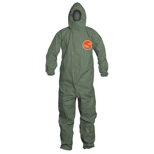 Tychem&reg; 2000 SFR Protective Coveralls, Small, Green NTL Industrial