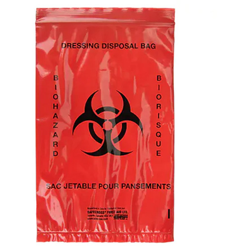 Dynamic Hazardous Waste Bags, Bio-Hazard, 9" L x 6" W, 2.0 mils NTL Industrial