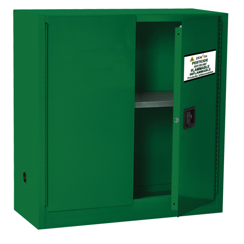 Armoire de rangement pour pesticides, 30 gal., 44" h x 43" l x 18" p NTL Industrial