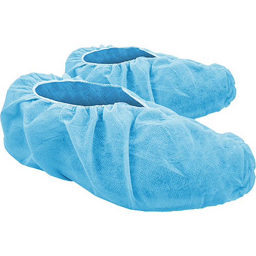 CoverMe Disposable Shoe Covers, X-Large, Polypropylene, Blue NTL Industrial