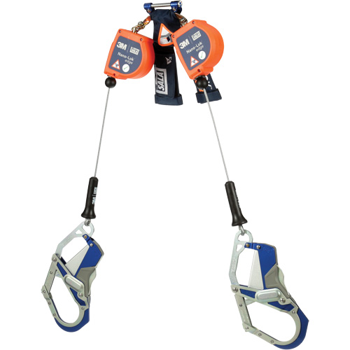 Nano-Lok Edge Self-Retracting Lifeline, 7', Stainless Steel, Swivel NTL Industrial