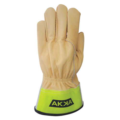 Lineman's Gloves, Small, Grain Cowhide Palm NTL Industrial